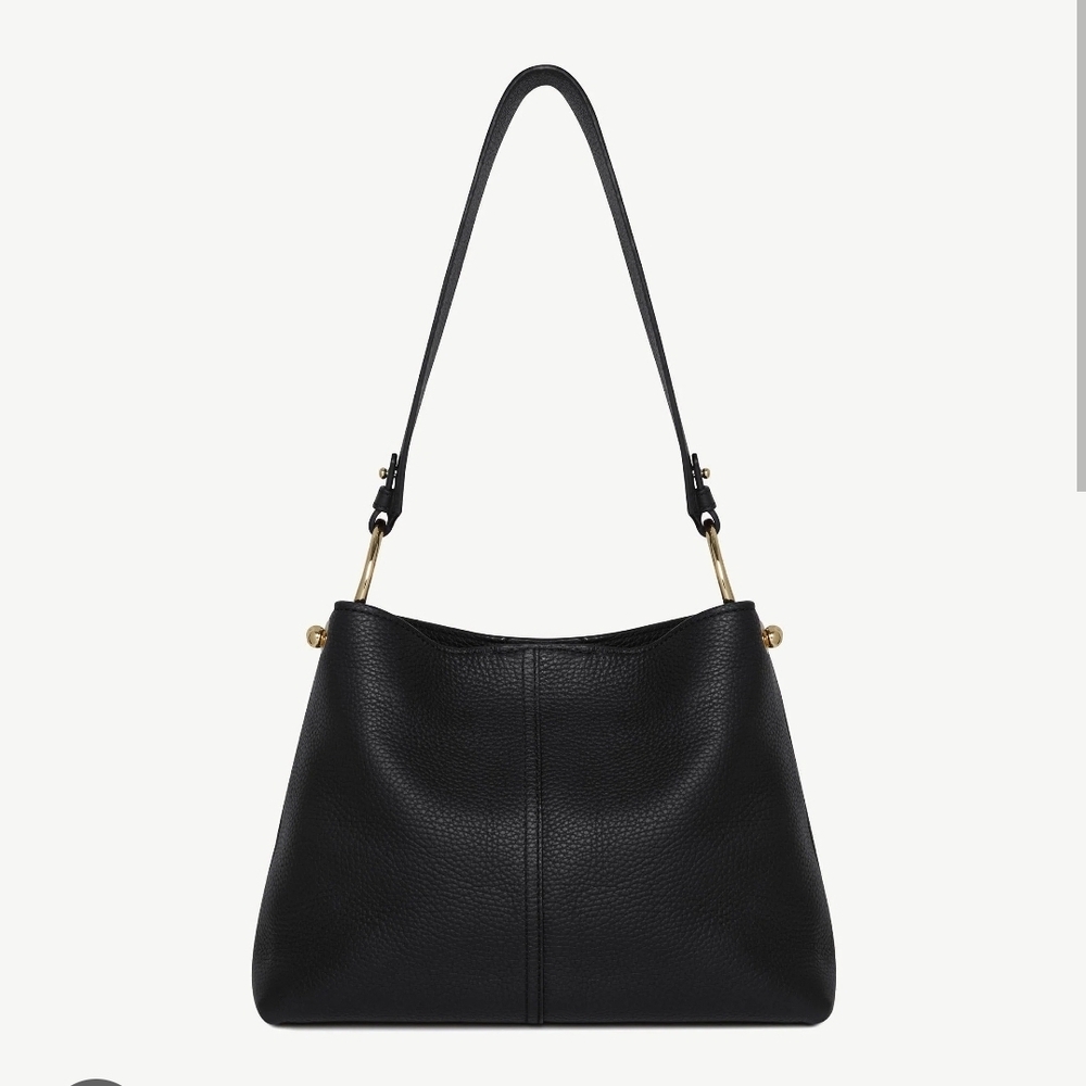 Strathberry Lana Hobo Black Leather Shoulder Bag. Very good condition